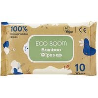 Eco Boom Bamboo Baby Wipes - Joy - 10 Pack